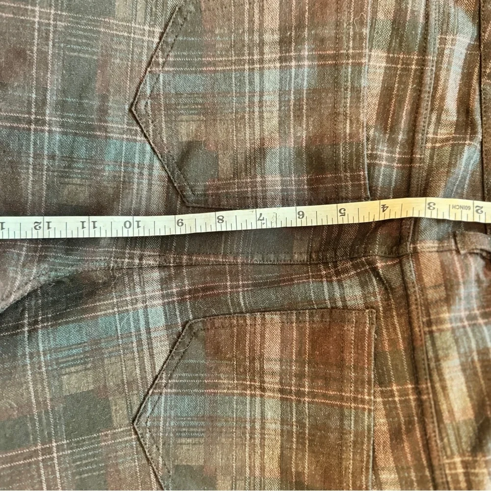 Liverpool Maroon & Blue/Black Plaid Preppy Flattering size 14